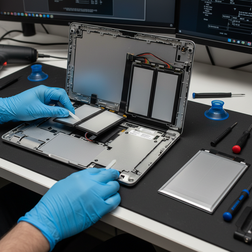 Vervangen van een MacBook batterij bij Fixlab